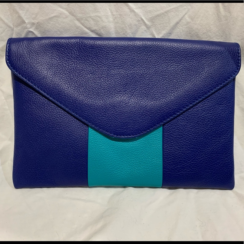 J. CREW Center Stripe Envelope Clutch Shoulder Bag *NEW!*